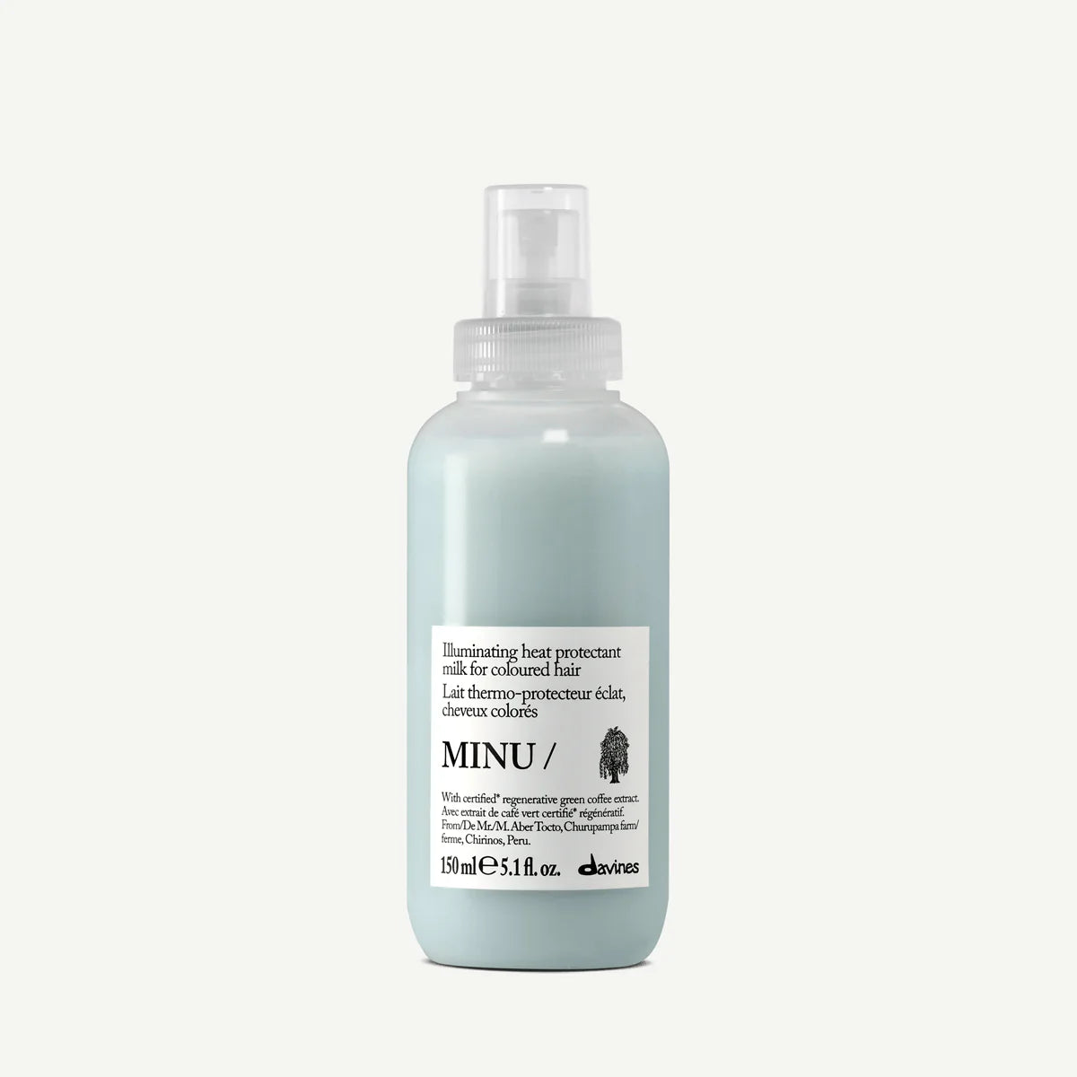 MINU  Illuminating Heat Protectant Milk for Coloured Hair 5.1oz